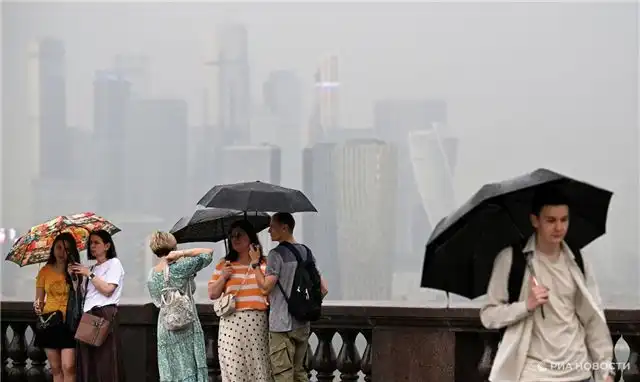 Суточные осадки в Московском регионе превысили половину месячного объема
